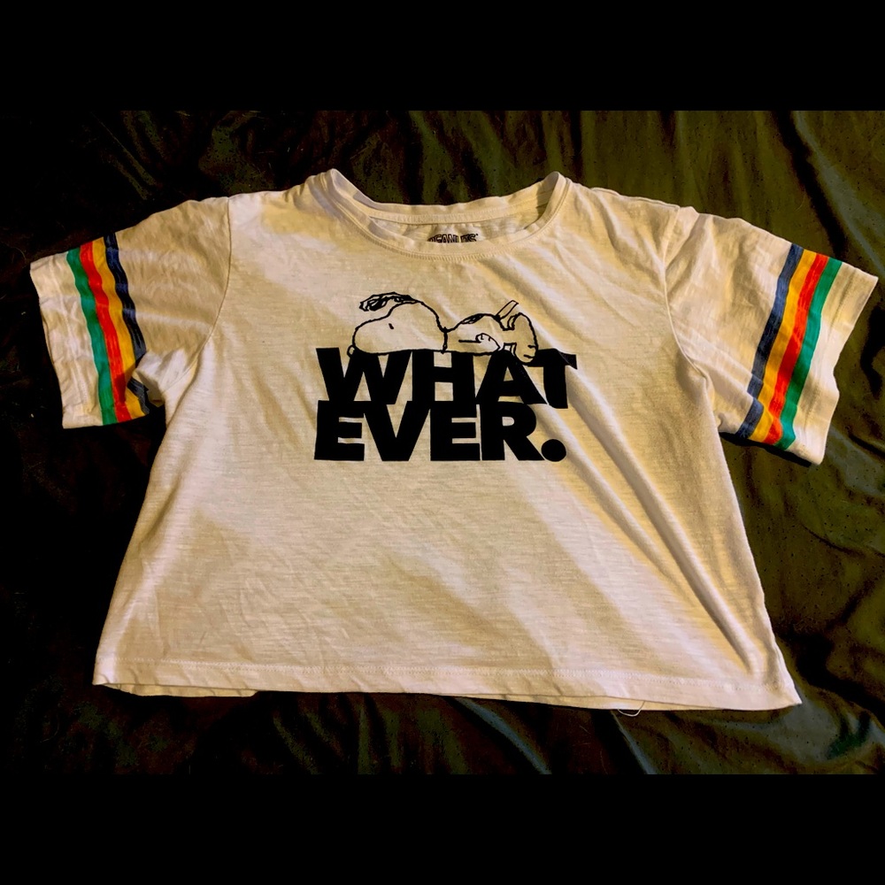 Snoopy crop top size L